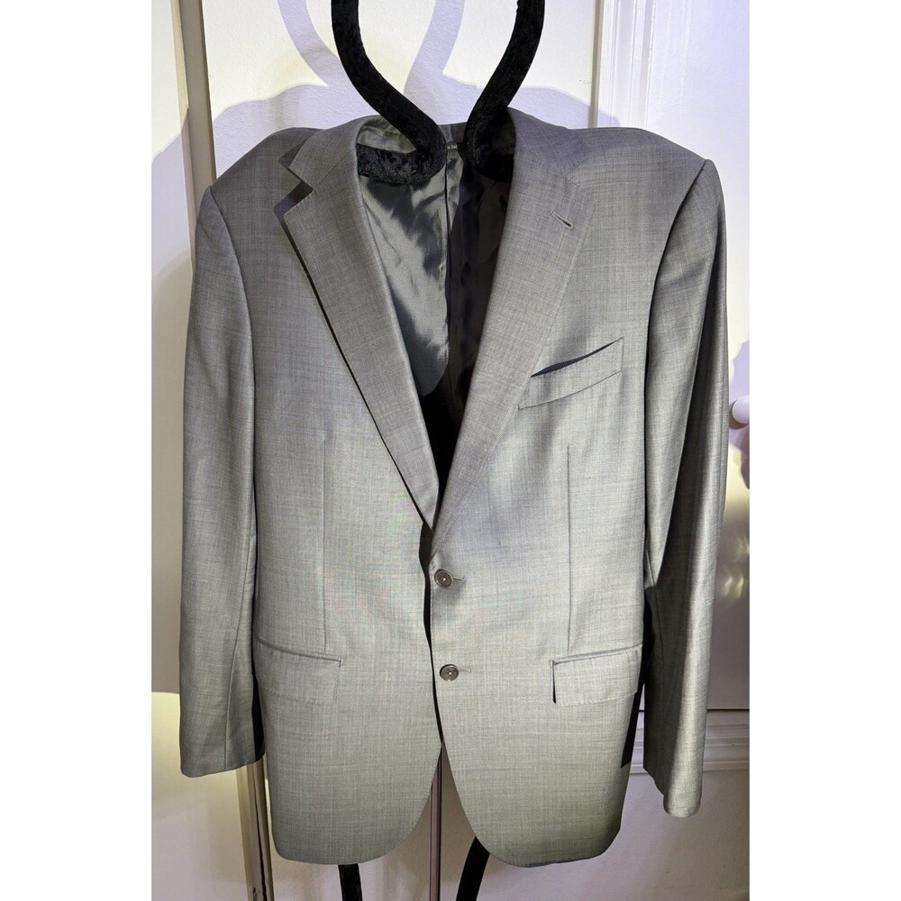 ERMENEGILDO ZEGNA Trofeo Gray 100% Wool Blazer Sport Coat - EU 52 / US 42 L